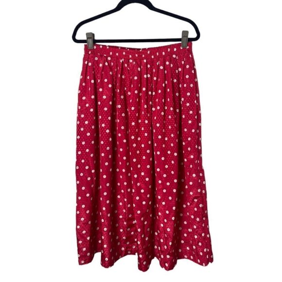 Pykettes SZ L vintage pink polkadot skirt - Picture 4 of 5